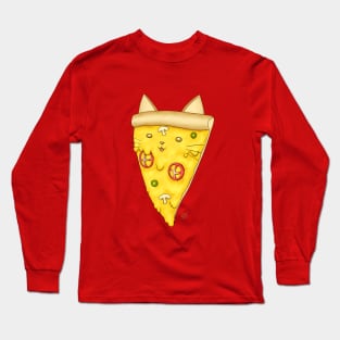 Pizza Cat Long Sleeve T-Shirt